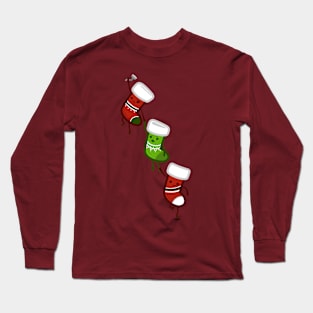 Christmas socks hung Long Sleeve T-Shirt